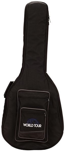 World Tour Deluxe 20mm Acoustic Guitar Gig Bag, New, Main
