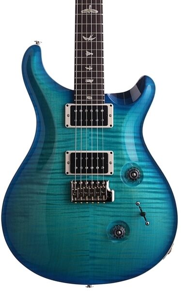 PRS Paul Reed Smith Custom 24 2013 Electric Guitar (with Case), Makena Blue - Body Front