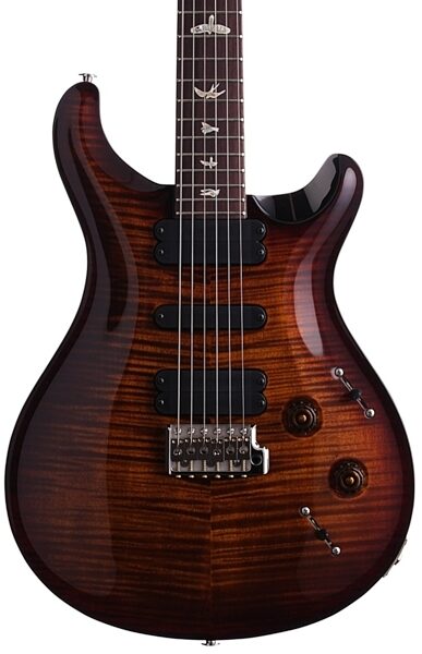 PRS Paul Reed Smith 513 10 Top 2013 Electric Guitar (with Case), Black Gold Burst - Body Front