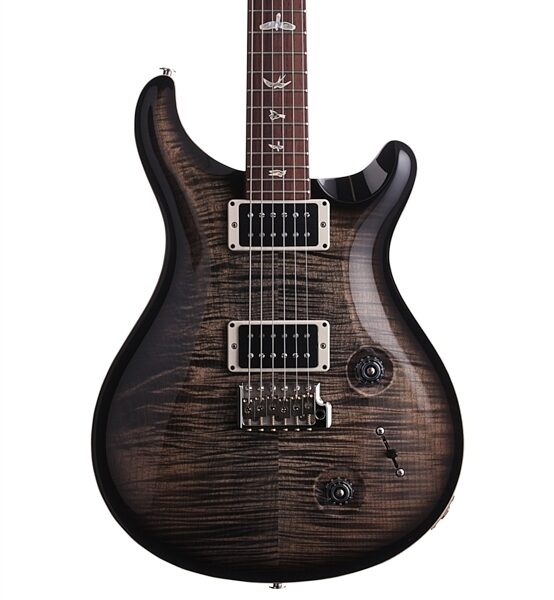 PRS Paul Reed Smith Custom 22 10 Top 2013 Electric Guitar (with Case), Charcoal Burst - Body Front