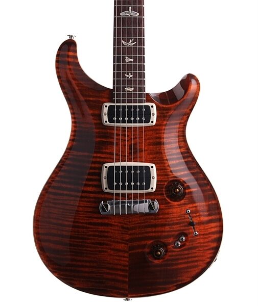 PRS Paul Reed Smith 408 Maple Top Stop Tail 2013 Electric Guitar (with Case), Orange Tiger - Body Front