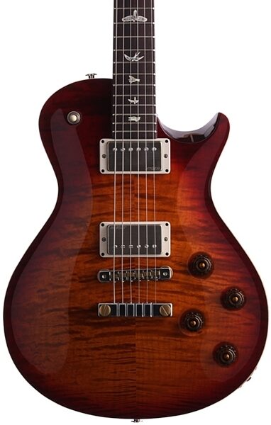 PRS Paul Reed Smith SC245 Electric Guitar (with Case), Dark Cherry Sunburst - Body Front