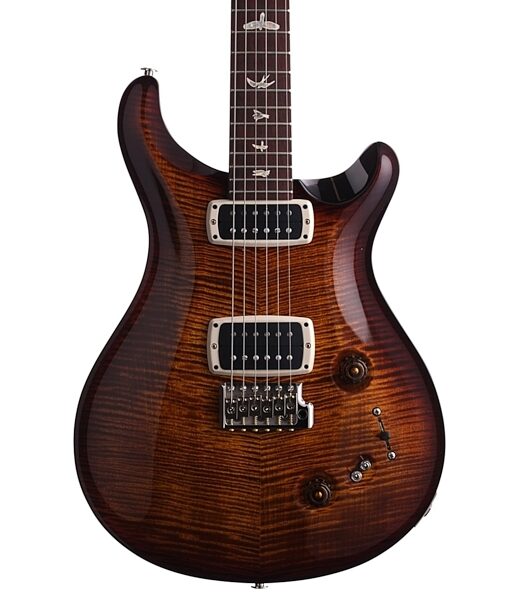 PRS Paul Reed Smith 408 10 Top 2013 Electric Guitar (with Case), Black Gold Burst - Body Closeup