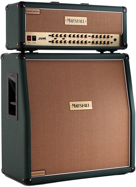 Marshall Custom Shop Limited Edition JVM410H Guitar Amplifier Half Stack, Angle
