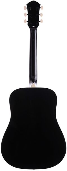 Arcadia DL38 3/4-Size Acoustic Guitar Package, Black - Back