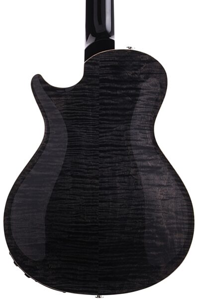 PRS Paul Reed Smith Singlecut Hollowbody II Electric Guitar (with Case), Gray Black - Body Back