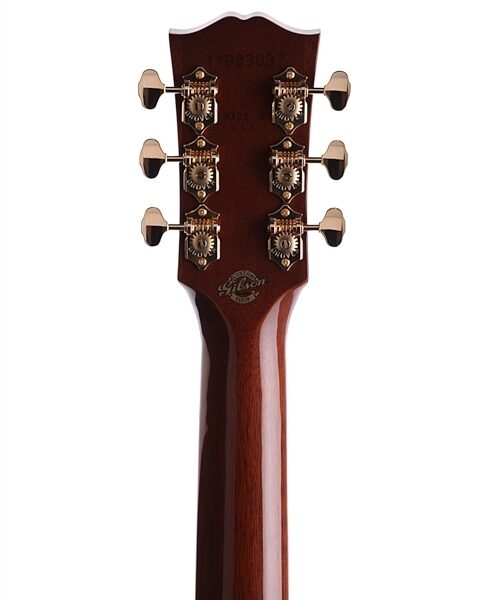 Gibson Limited Edition J45 Koa Acoustic-Electric Guitar (with Case), Headstock Back
