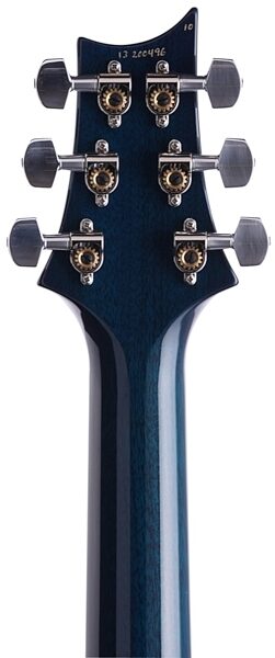 PRS Paul Reed Smith Custom 22 10 Top 2013 Electric Guitar (with Case), Makena Blue - Headstock Back