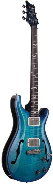 PRS Paul Reed Smith Hollowbody II 2013 Guitar (with Case), Makena Blue - Angle