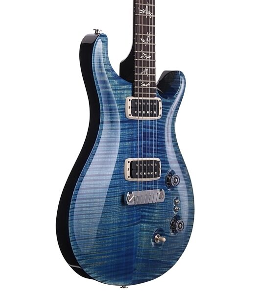 PRS Paul Reed Smith 2013 Paul's Electric Guitar (with Case), Brazilian Rosewood Fingerboard, Faded Blue Jeans - Body Angle