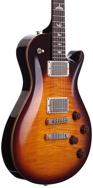 PRS Paul Reed Smith SC245 Electric Guitar (with Case), McCarty Tobacco Burst - Body Angle