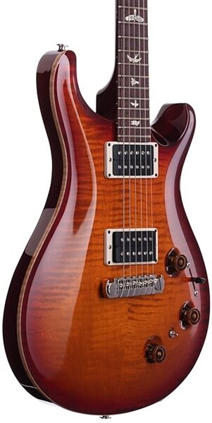 PRS Paul Reed Smith P22 2013 Electric Guitar (with Case), Dark Cherry Burst - Body Angle