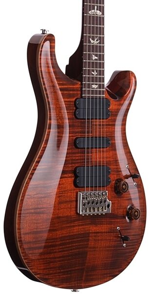 PRS Paul Reed Smith 513 Maple Top 2013 Electric Guitar (with Case), Orange Tiger - Body Angle