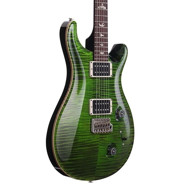 PRS Paul Reed Smith Custom 22 10 Top 2013 Electric Guitar (with Case), Jade - Body Angle