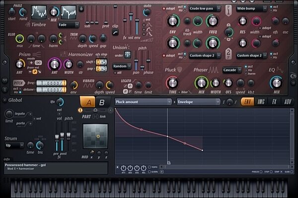 Image-Line Harmor Synthesizer Plug-in for FL Studio Software, Digital Download, view