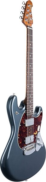 Ernie Ball Music Man StingRay HH Tremolo Electric Guitar, Rosewood Fingerboard (with Case), Action Position Back