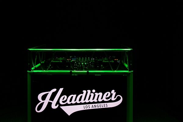Headliner Indio DJ Booth, Scratch and Dent, Action Position Back