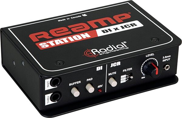 Radial Reamp Station Combination Active DI x JCR Reamper, New, Action Position Back