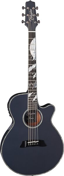 Takamine 2019 Limited Edition Moon Thinline Acoustic-Electric Guitar, Action Position Back
