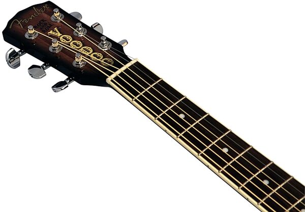 Fender T-Bucket 300CE Vince Ray Voodoo Acoustic-Electric Guitar, Closeup View 2
