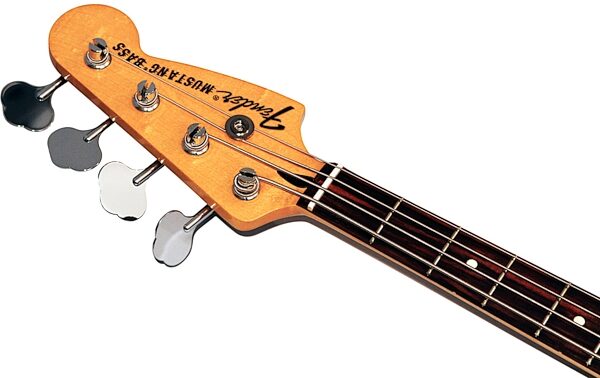 Fender Pawn Shop Mustang Electric Bass with Gig Bag, Closeup View 2