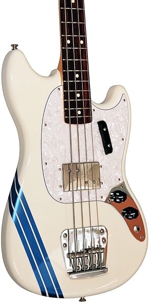 Fender Pawn Shop Mustang Electric Bass with Gig Bag, Closeup View 1