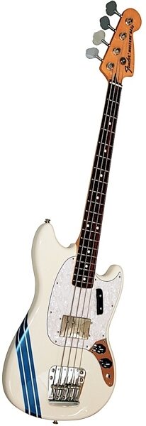 Fender Pawn Shop Mustang Electric Bass with Gig Bag, Closeup View 3