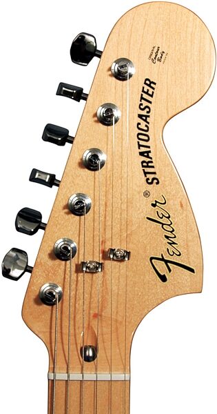 Fender Pawn Shop '70s Stratocaster Deluxe Electric Guitar, with Gig Bag, Closeup View 5