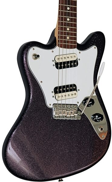 Fender Pawn Shop Super Sonic Electric Guitar, Rosewood Fingerboard with Gig Bag, Closeup View 3
