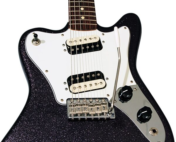 Fender Pawn Shop Super Sonic Electric Guitar, Rosewood Fingerboard with Gig Bag, Closeup View 6