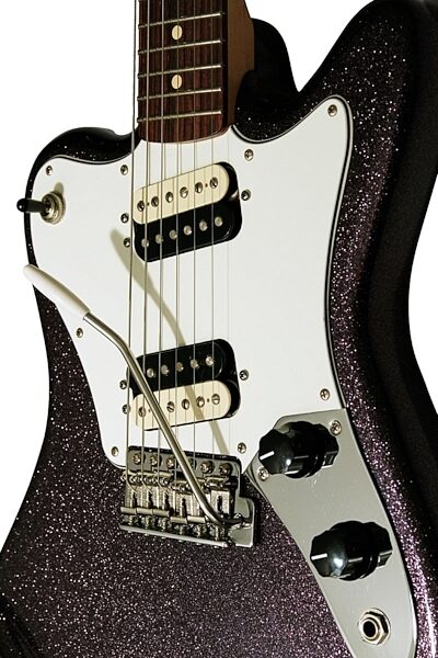 Fender Pawn Shop Super Sonic Electric Guitar, Rosewood Fingerboard with Gig Bag, Closeup View 7