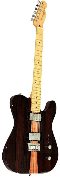 Fender Select Chambered Telecaster HH Electric Guitar, Maple Fingerboard with Case, Closeup View 1