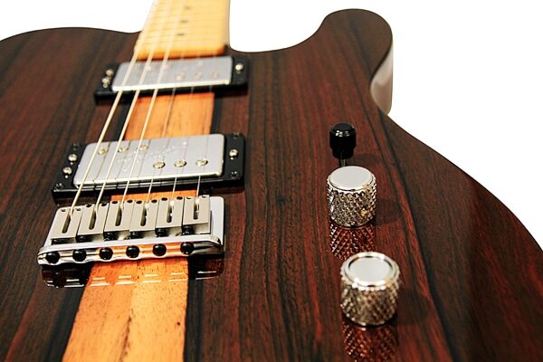Fender Select Chambered Telecaster HH Electric Guitar, Maple Fingerboard with Case, Closeup View 4