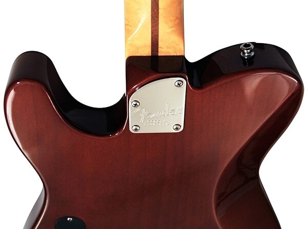 Fender Select Chambered Telecaster HH Electric Guitar, Maple Fingerboard with Case, Closeup View 9