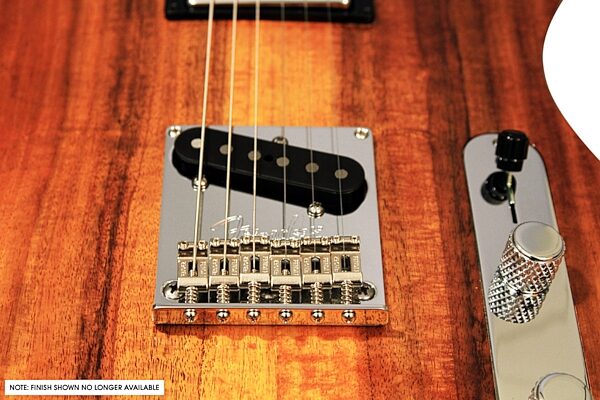 Fender Select Carved Top Telecaster SH Electric Guitar, Rosewood Fingerboard w/ Case, Bridge