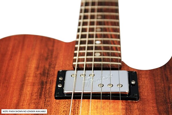 Fender Select Carved Top Telecaster SH Electric Guitar, Rosewood Fingerboard w/ Case, Pickup Closeup