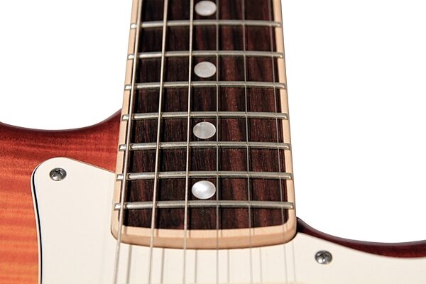 Fender Select Stratocaster HSS Electric Guitar, Rosewood Fingerboard with Case, Closeup View 9