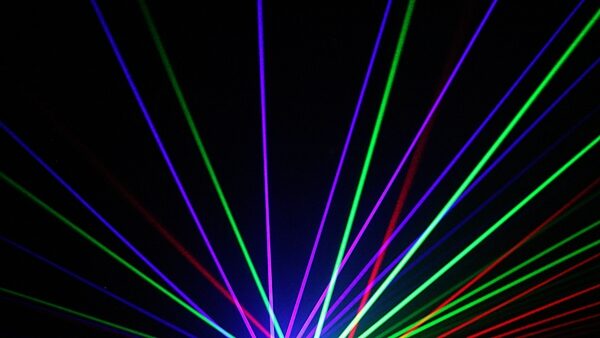 Blizzard Pocket Pulsar Laser Effect Light, In Use