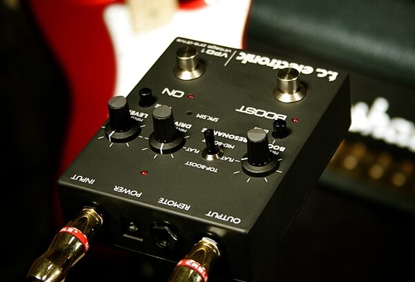 TC Electronic Vintage Pre Drive Overdrive Pedal, Application Shot Back