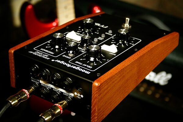 Moog Music MF104Z Moogerfooger Analog Delay Pedal, Application Shot Back
