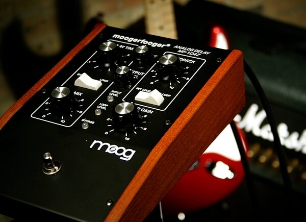 Moog Music MF104Z Moogerfooger Analog Delay Pedal, Application Shot Front