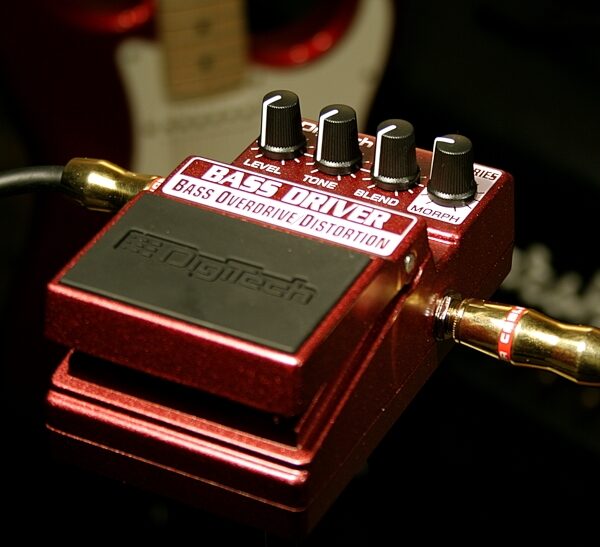 DigiTech Bass Driver X-Series Overdrive Distortion Pedal, Application Shot Front