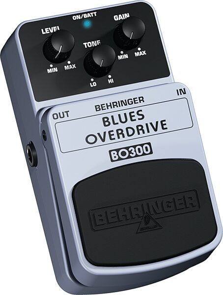 Behringer BO300 Classic Blues Overdrive Pedal, Left