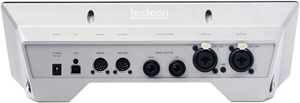 Lexicon I-ONIX U22 USB 2.0 Recording Audio Interface, Rear