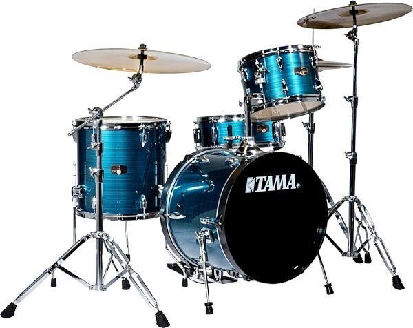 Tama IP48RS Imperialstar Bop Drum Shell Kit, 4-Piece, Hairline Blue
