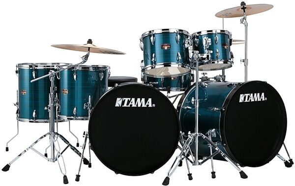 Tama IP72ZC Imperialstar Limited Drum Set, 7-Piece, Hairline Blue