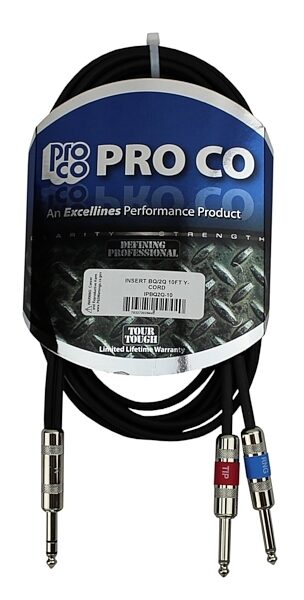 Pro Co IPBQ2Q Insert Cable, 20 foot, main