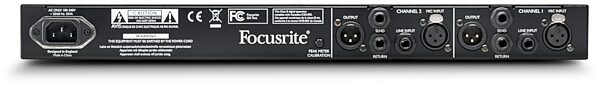 Focusrite ISA Two Dual-Channel Microphone Preamplifier, New, Rear