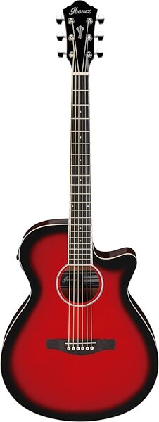 Ibanez AEG7 Acoustic-Electric Guitar, Action Position Back