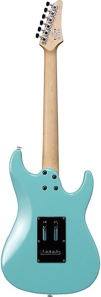 Ibanez AZ Essentials Electric Guitar, Left-Handed, Purist Blue, Action Position Back